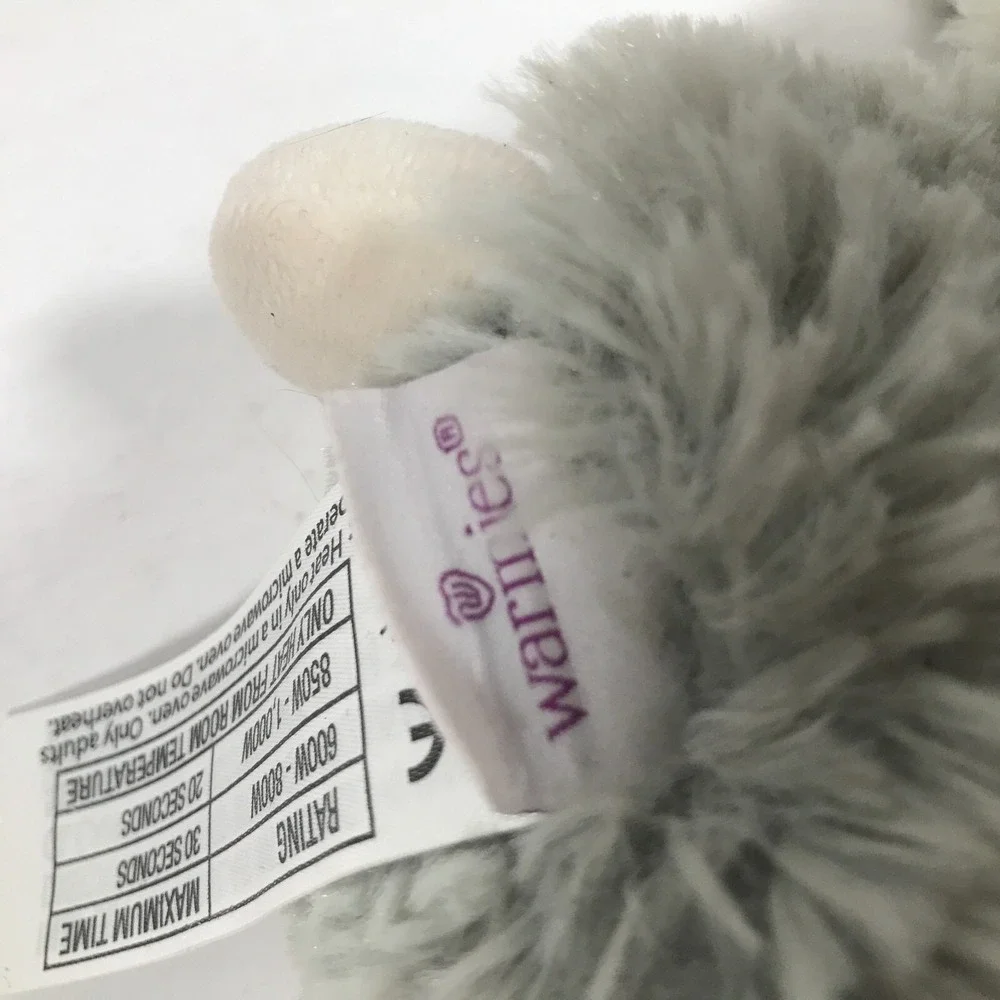 Warmies Microwavable Sloth Plush Lavender Scented Gray Heatable Stuffed Animal